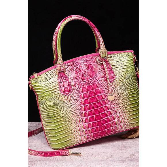 Gradient PU Leather Handbag - Picture 8 of 15